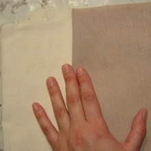Покраска хлопчатобумажной ткани корою дуба