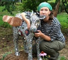 Анна Швегман-Филдинг из Великобритании занимается дизайном фасадов из мозаики