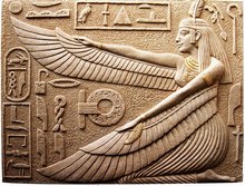 Древнегреческое изображение богини Исиды